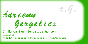 adrienn gergelics business card